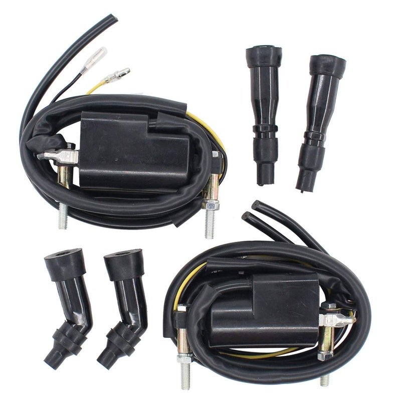 MOTOKU Pack of 2 12V Ignition Coil for Suzuki GSXR 750 GSXR 600 GS1100 GS750 Bandit 1200 for Kawasaki Zephyr ZR550B ZZR1200 ZZR600 ZRX1100 Z1000 - Image 1
